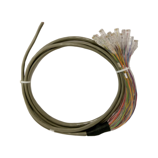 Avaya Harness 25ft, RJ45 to RAW | Custom Telecom Cable Assemblies